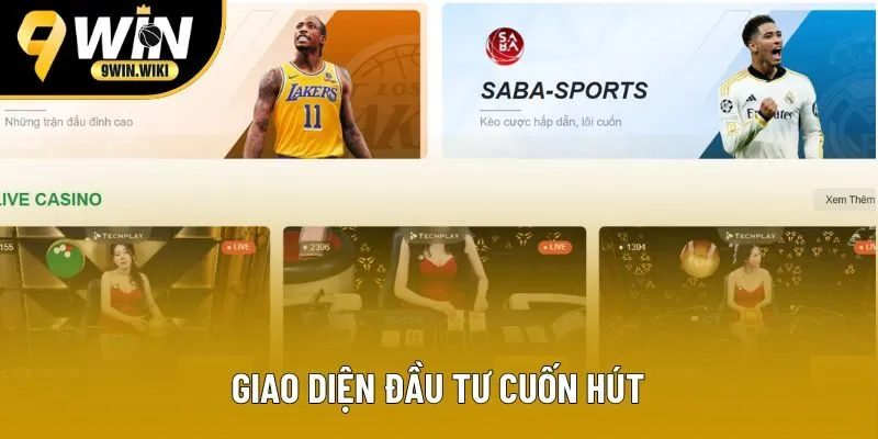 Giao diện đầu tư cuốn hút